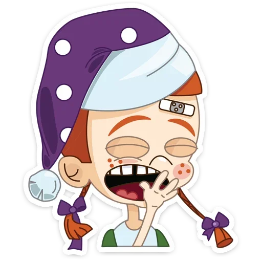 😴 Стикер «Егоза» для Telegram