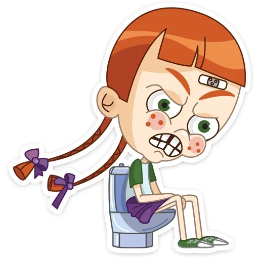 🚽 Стикер «Егоза» для Telegram