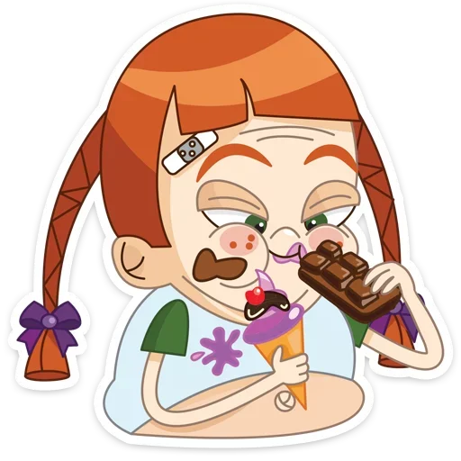 🍫 Стикер «Егоза» для Telegram