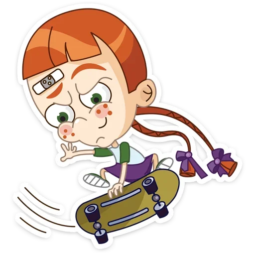 🏂 Стикер «Егоза» для Telegram