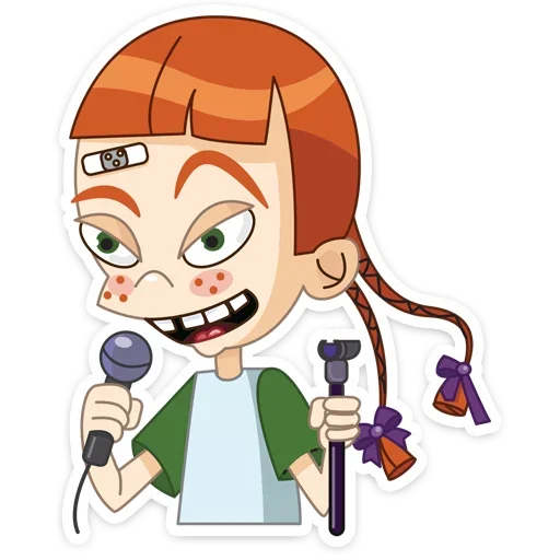 🎤 Стикер «Егоза» для Telegram