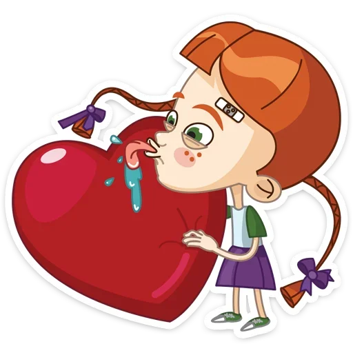 ❤ Стикер «Егоза» для Telegram
