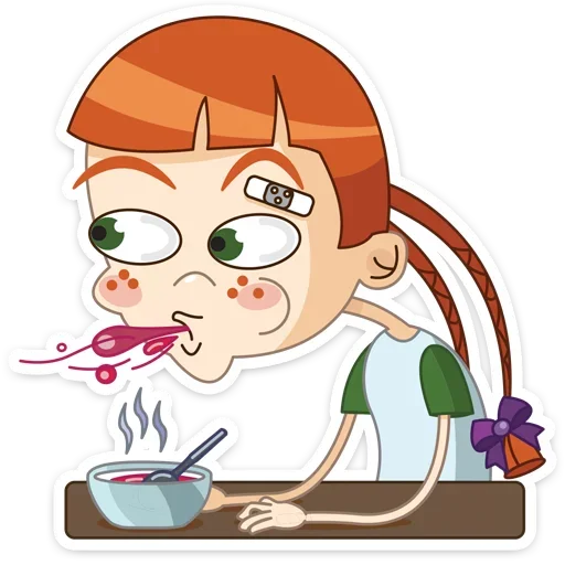 🍵 Стикер «Егоза» для Telegram