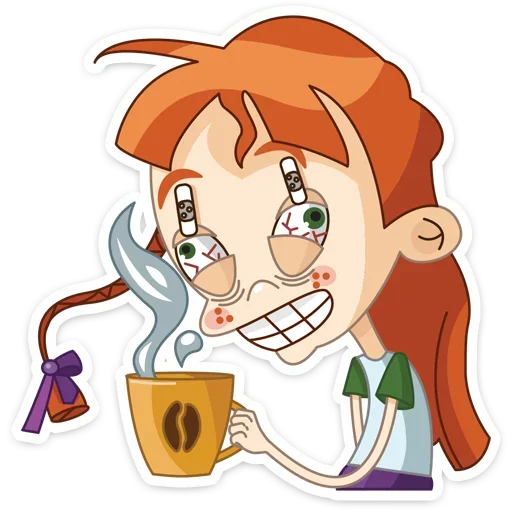 ☕ Стикер «Егоза» для Telegram
