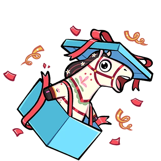 🐴 Стикер «Незабудка Без Текста» для Telegram