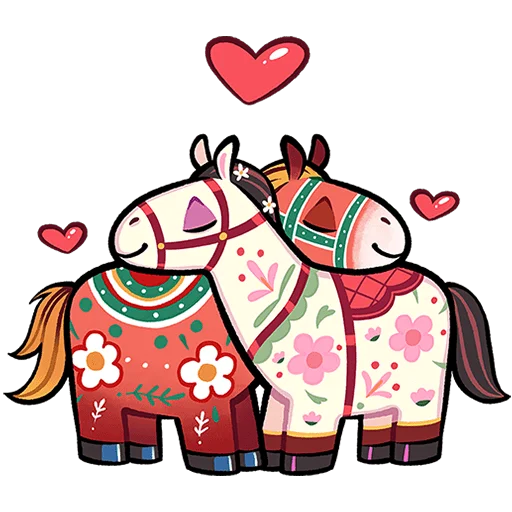 🐴 Стикер «Незабудка Без Текста» для Telegram