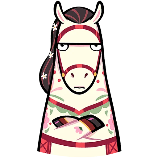🐴 Стикер «Незабудка Без Текста» для Telegram