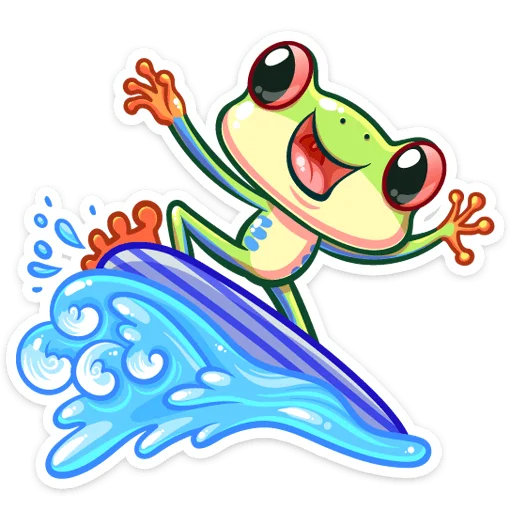 🌊 Стикер «Фредди» для Telegram