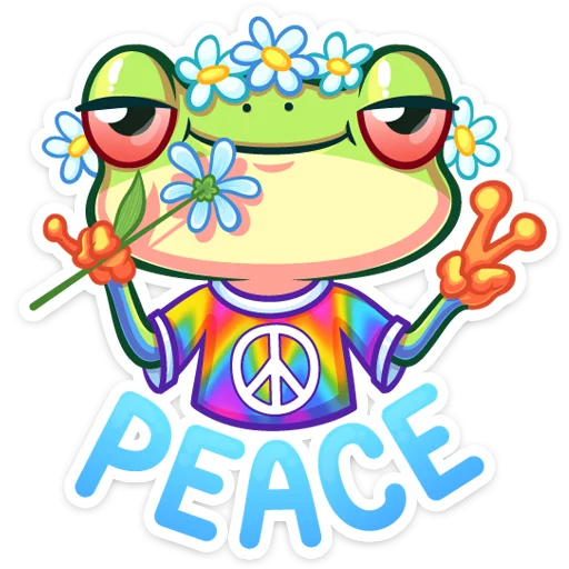 ☮️ Стикер «Фредди» для Telegram