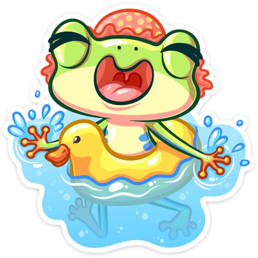 🏖 Стикер «Фредди» для Telegram