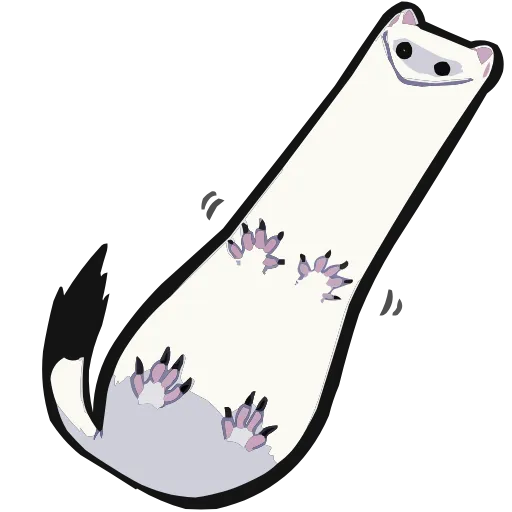 🐾 Эмодзи «Горностай Гера» для Telegram