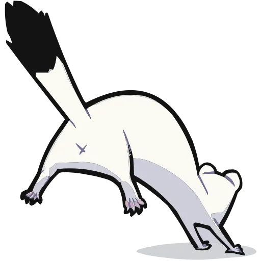 👋 Эмодзи «Горностай Гера» для Telegram
