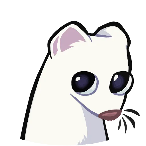 🥺 Эмодзи «Горностай Гера» для Telegram