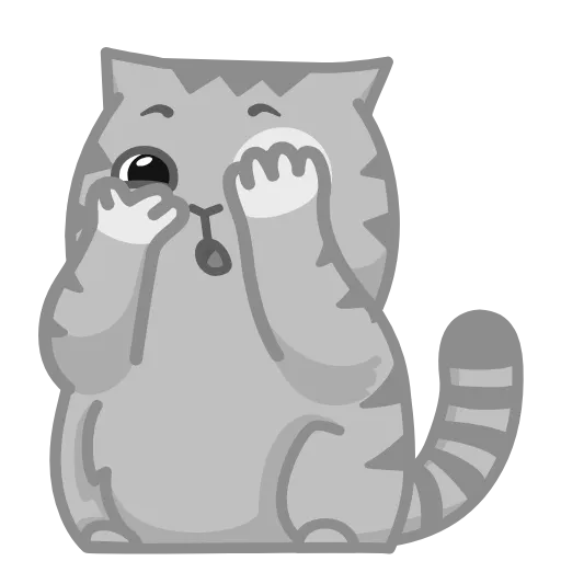 🫣 Стикер «Серый Персик» для Telegram