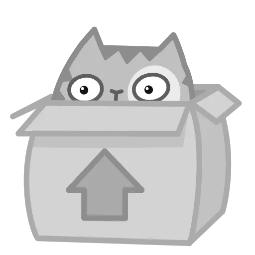 📦 Стикер «Серый Персик» для Telegram