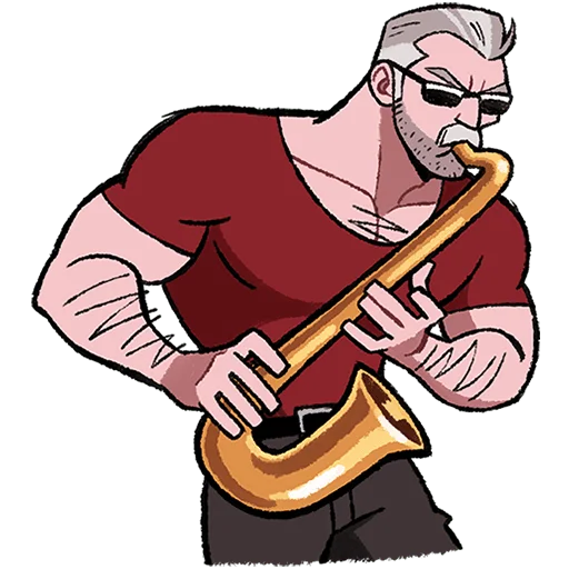 🎷 Стикер «Григорий Без Текста» для Telegram