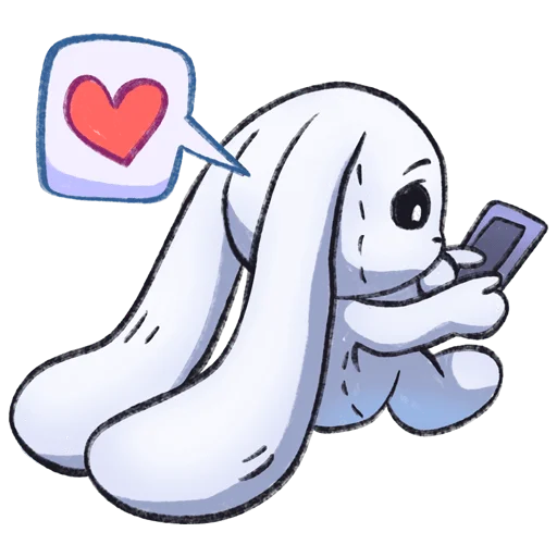 ❤️ Стикер «Хэппи Без Текста» для Telegram