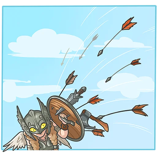 🛡 Стикер «Хильда Без Текста» для Telegram