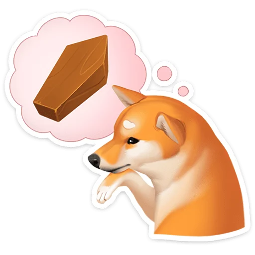 🐶 Стикер «Ину» для Telegram