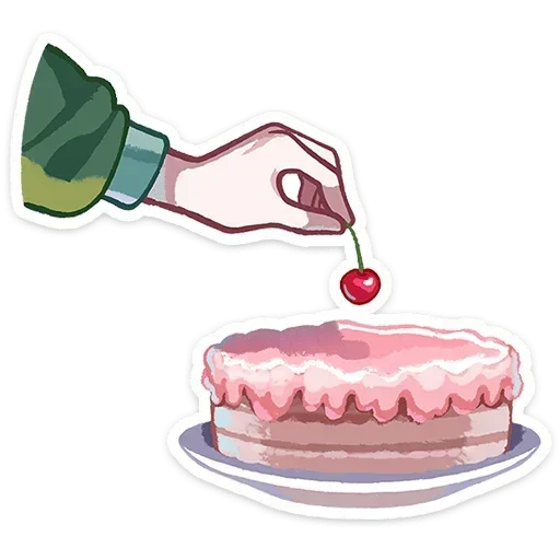 🍰 Стикер «Каспер» для Telegram