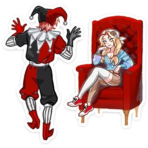 🤡 Стикер «Каспер» для Telegram