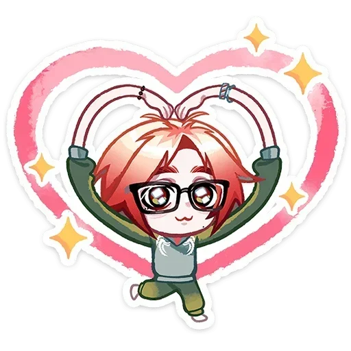 ❤️ Стикер «Каспер» для Telegram