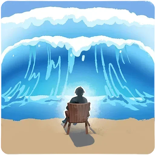 😌 Стикер «Каспер Без Текста» для Telegram