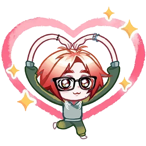 ❤️ Стикер «Каспер Без Текста» для Telegram
