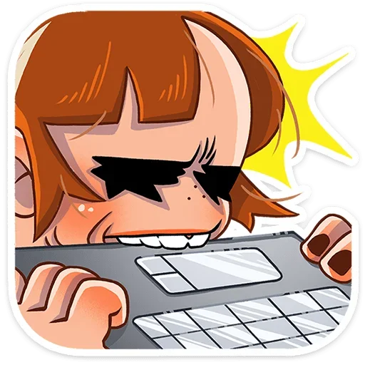 🦷 Стикер «Пчелка Ксюша» для Telegram