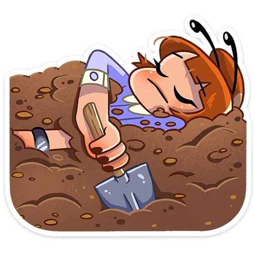 😑 Стикер «Пчелка Ксюша» для Telegram