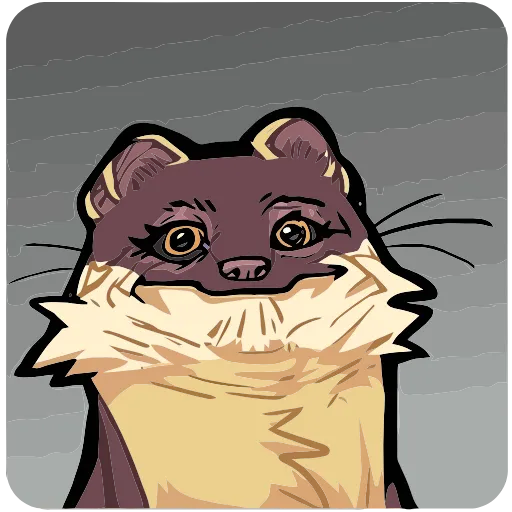 🫥 Эмодзи «Куна» для Telegram