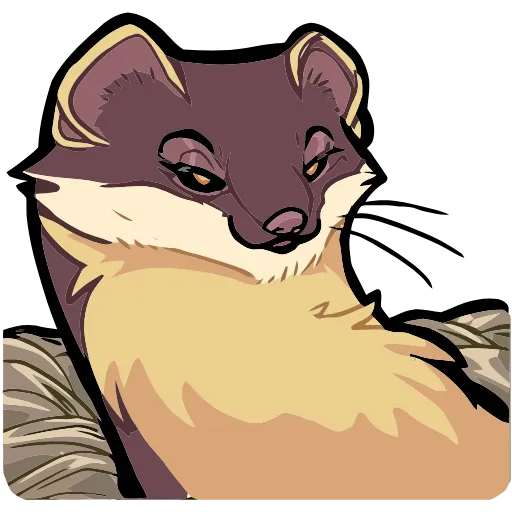 😏 Эмодзи «Куна» для Telegram