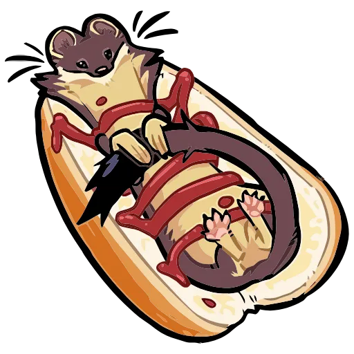 🌭 Эмодзи «Куна» для Telegram