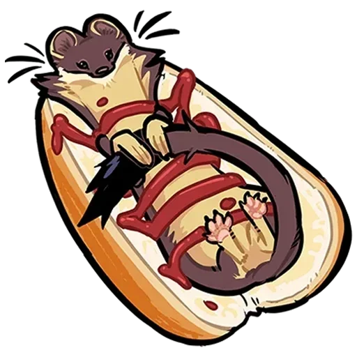 🌭 Стикер «Куна Без Текста» для Telegram