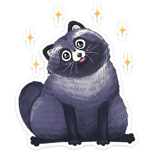 🤩 Стикер «Кусю» для Telegram
