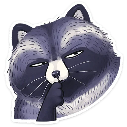 🤔 Стикер «Кусю» для Telegram