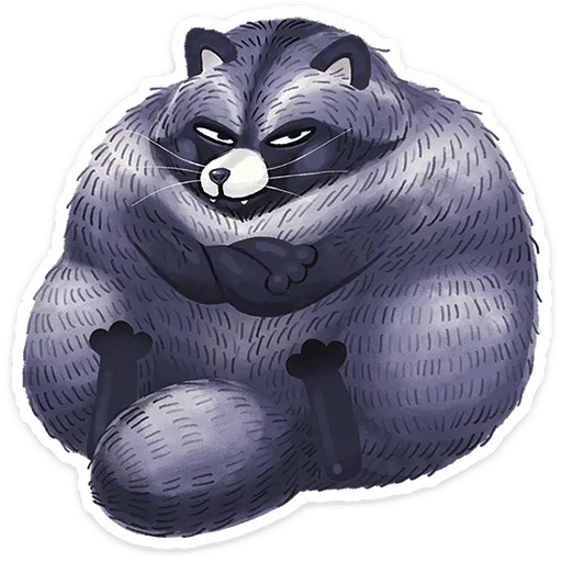😤 Стикер «Кусю» для Telegram