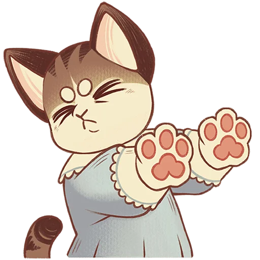 🐈 Стикер «Лапка Без Текста» для Telegram