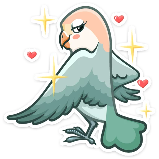 😌 Стикер «Неразлучники» для Telegram