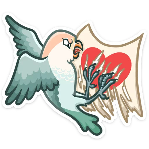 💔 Стикер «Неразлучники» для Telegram