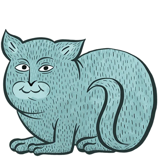 😌 Стикер «Средневековые коты Без Текста» для Telegram