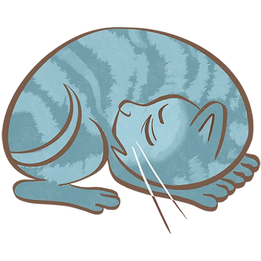 😴 Стикер «Средневековые коты Без Текста» для Telegram