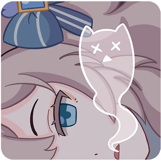 😵 Стикер «Мяути» для Telegram
