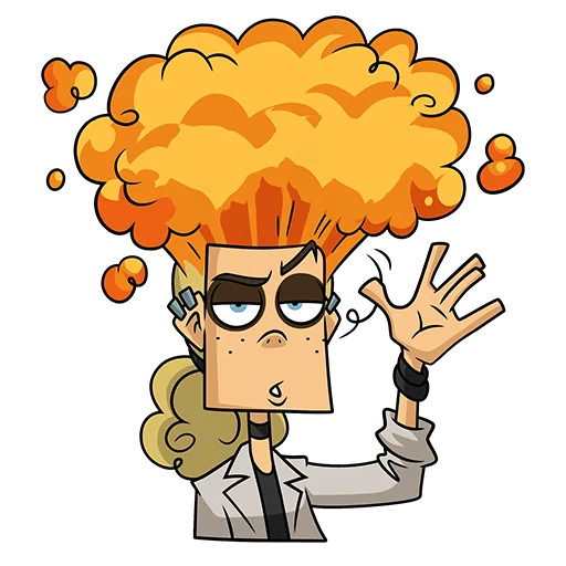 🤯 Стикер «Ди Без Текста» для Telegram