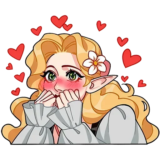 🥰 Стикер «Мэйди Без Текста» для Telegram