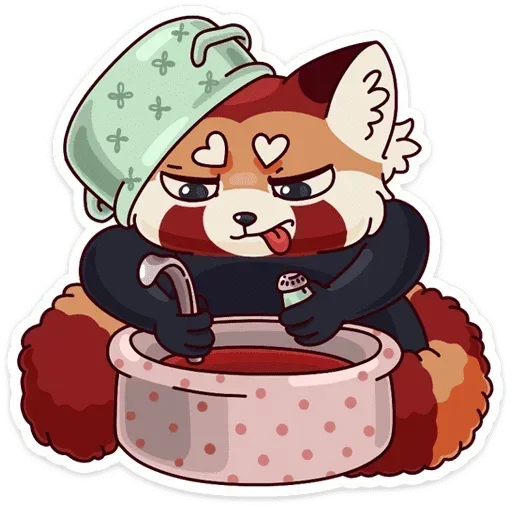 🍵 Стикер «Мику» для Telegram