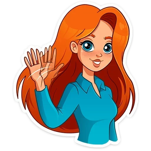 Стикерпак Мисс Бомбори для Telegram