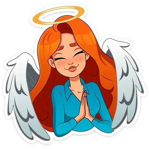 👼 Стикер «Мисс Бомбори» для Telegram
