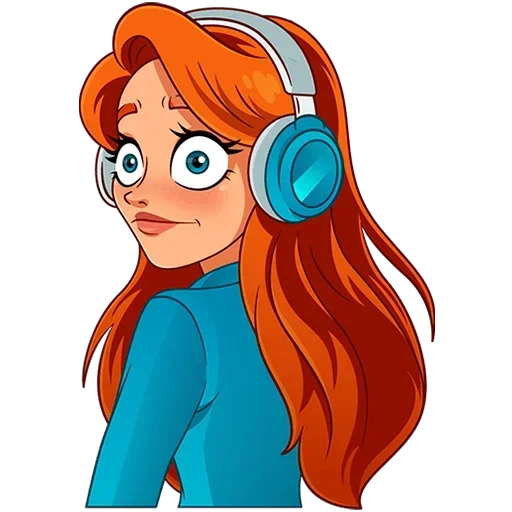 😜 Стикер «Мисс Бомбори Без Текста» для Telegram