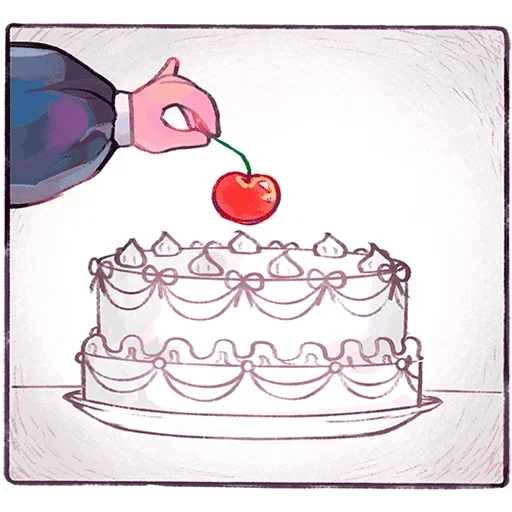 🎂 Стикер «Мышка Мэйд Без Текста» для Telegram